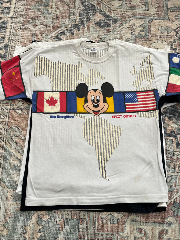 Vintage Epcot Flag Tee